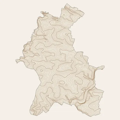 Bonchamp-lès-Laval : courbes de niveau