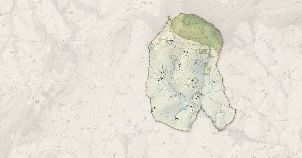 Portrait cartographique de Boulay-les-Ifs : relief, eau, forêts, bâti et voies, calculés à partir des données de l'IGN