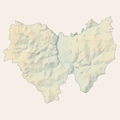 Château-Gontier-sur-Mayenne : relief