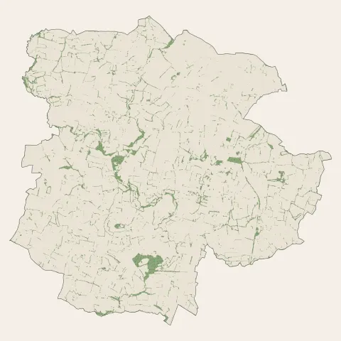 Cossé-le-Vivien : bois, forêts et landes