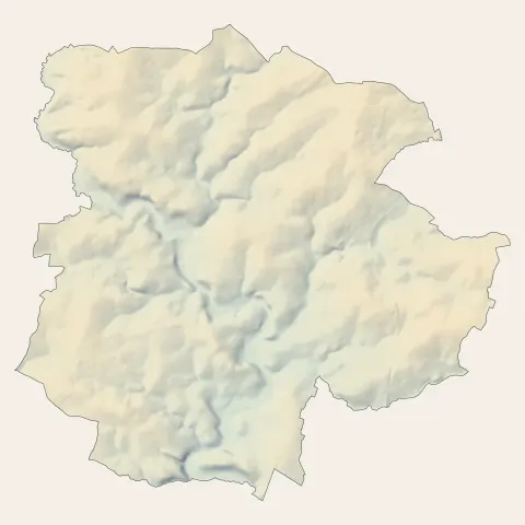 Cossé-le-Vivien : relief