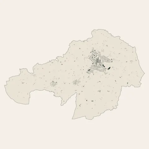 Évron : bâti