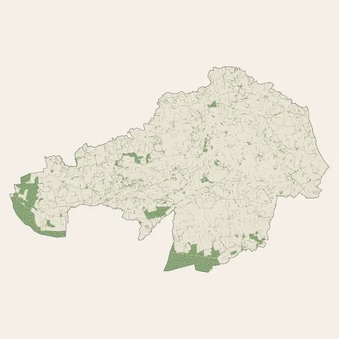 Évron : bois, forêts et landes
