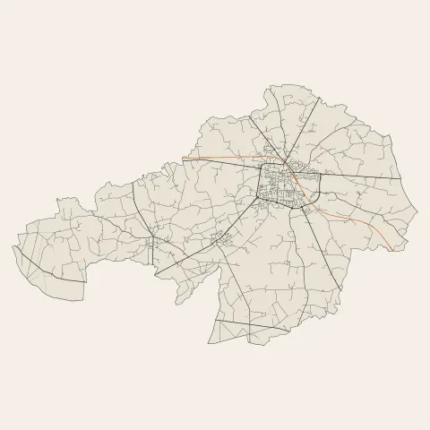 Évron : voies