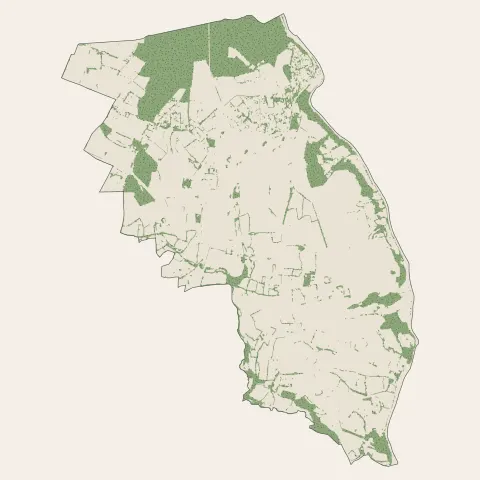L'Huisserie : bois, forêts et landes