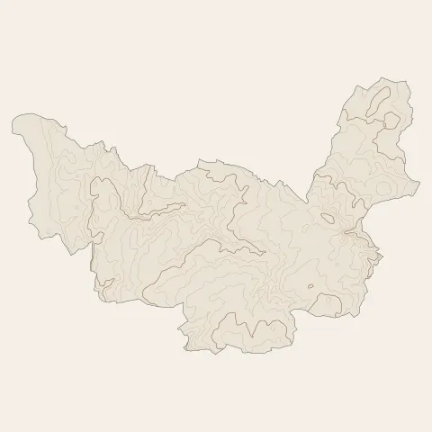 Lassay-les-Châteaux : courbes de niveau