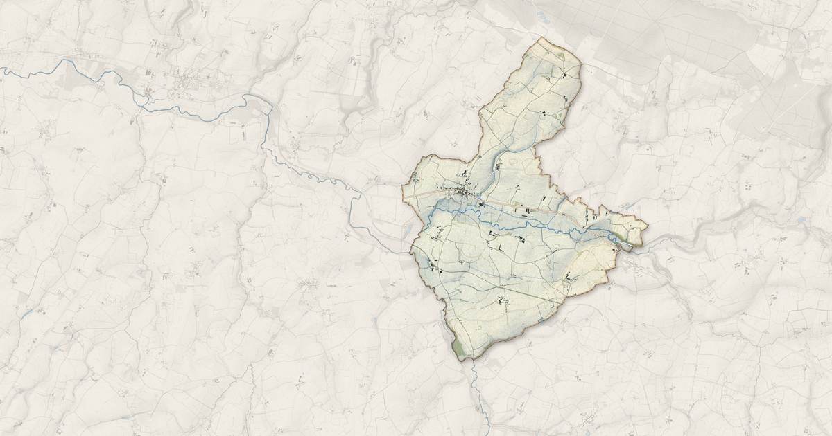 Portrait cartographique de Neuilly-le-Vendin : relief, eau, forêts, bâti et voies, calculés à partir des données de l'IGN