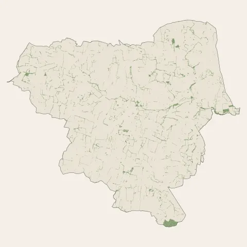 Quelaines-Saint-Gault : bois, forêts et landes