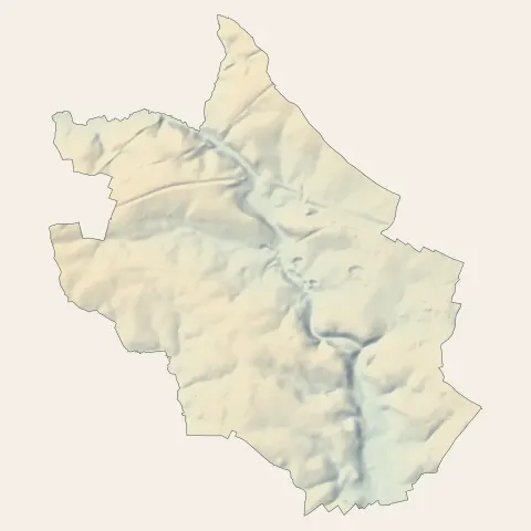 Saint-Berthevin : relief