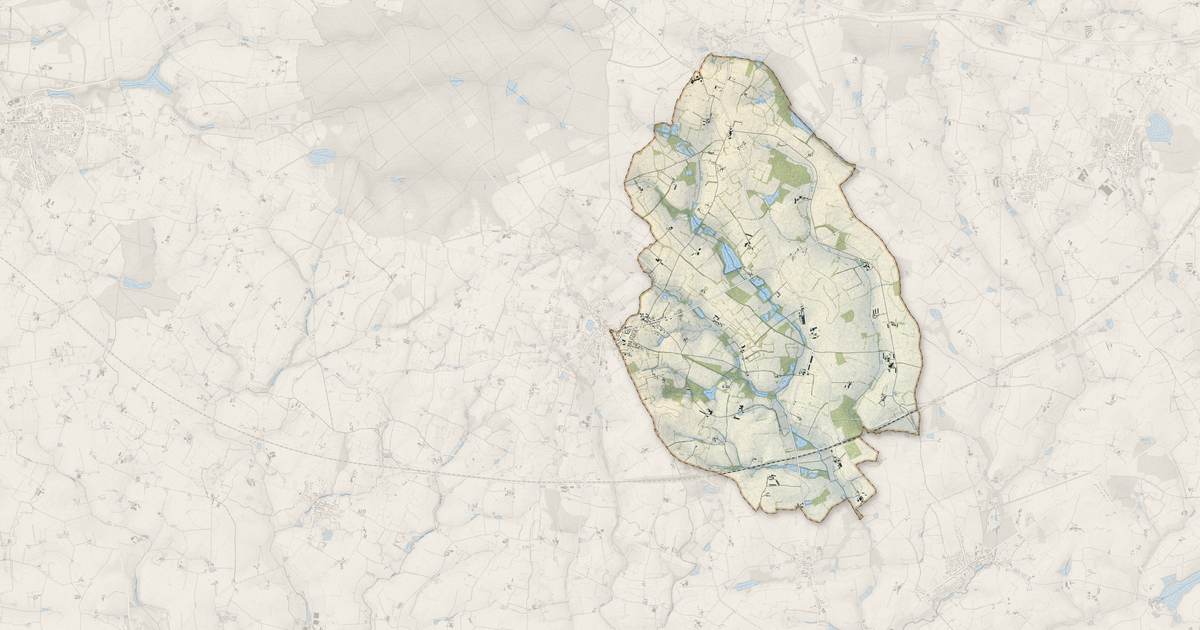 Portrait cartographique de Saint-Cyr-le-Gravelais : relief, eau, forêts, bâti et voies, calculés à partir des données de l'IGN