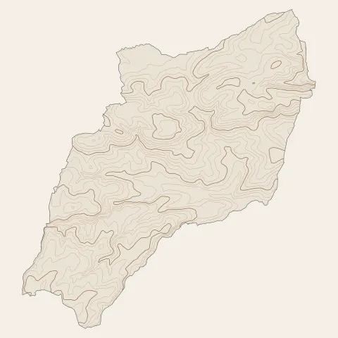 Villaines-la-Juhel : courbes de niveau