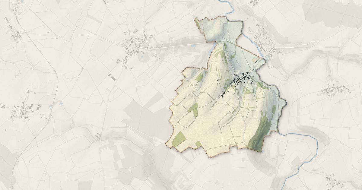 Portrait cartographique de Affracourt : relief, eau, forêts, bâti et voies, calculés à partir des données de l'IGN