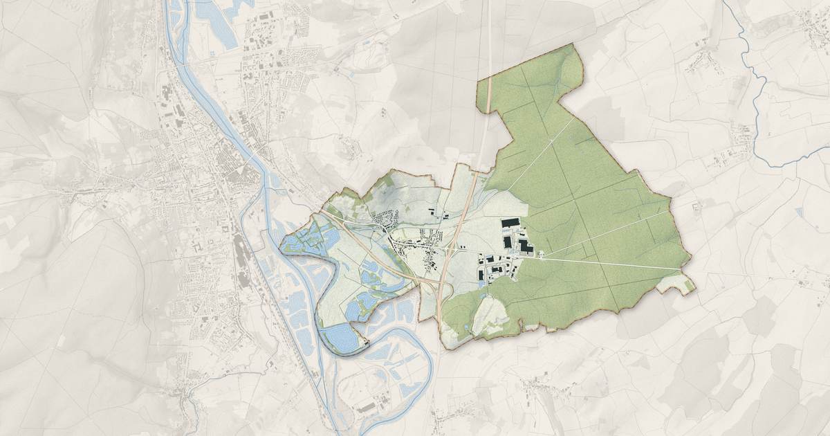Portrait cartographique de Atton : relief, eau, forêts, bâti et voies, calculés à partir des données de l'IGN