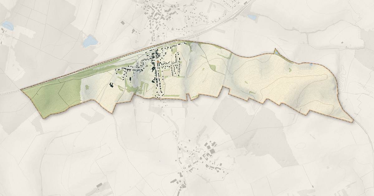 Portrait cartographique de Avricourt : relief, eau, forêts, bâti et voies, calculés à partir des données de l'IGN