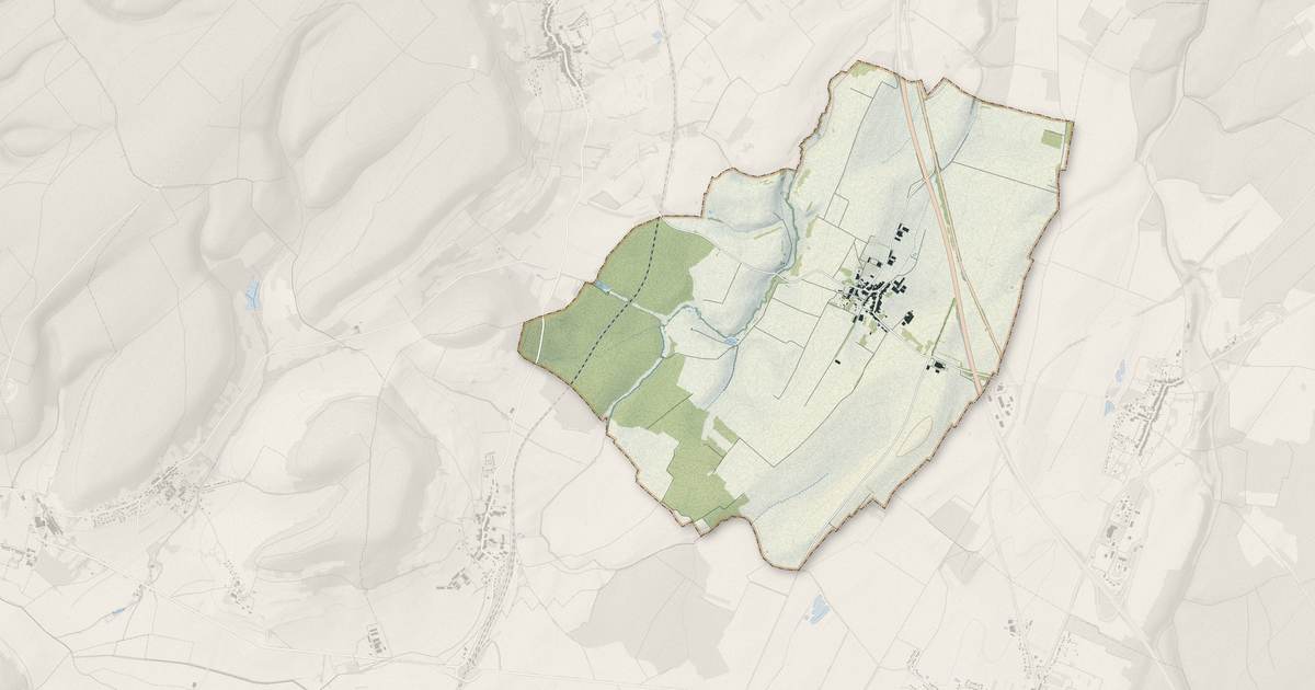 Portrait cartographique de Bagneux : relief, eau, forêts, bâti et voies, calculés à partir des données de l'IGN