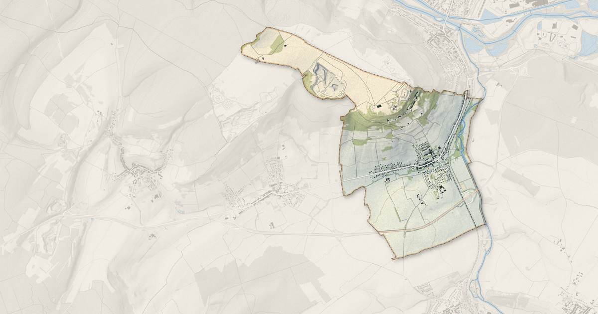 Portrait cartographique de Bainville-sur-Madon : relief, eau, forêts, bâti et voies, calculés à partir des données de l'IGN