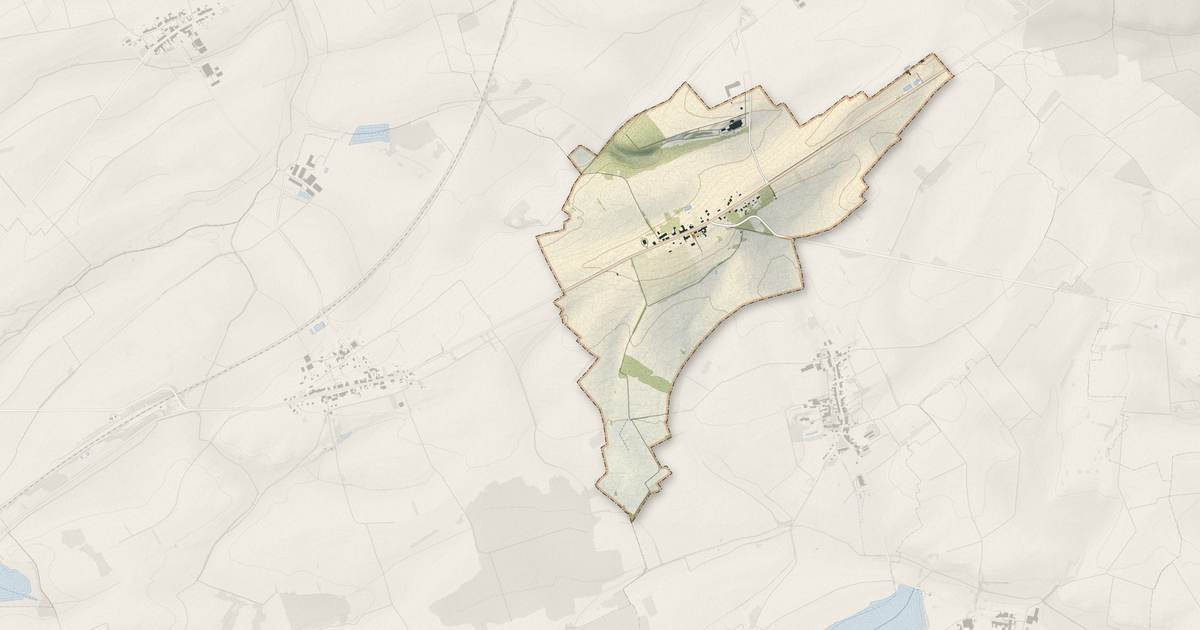 Portrait cartographique de Beaumont : relief, eau, forêts, bâti et voies, calculés à partir des données de l'IGN