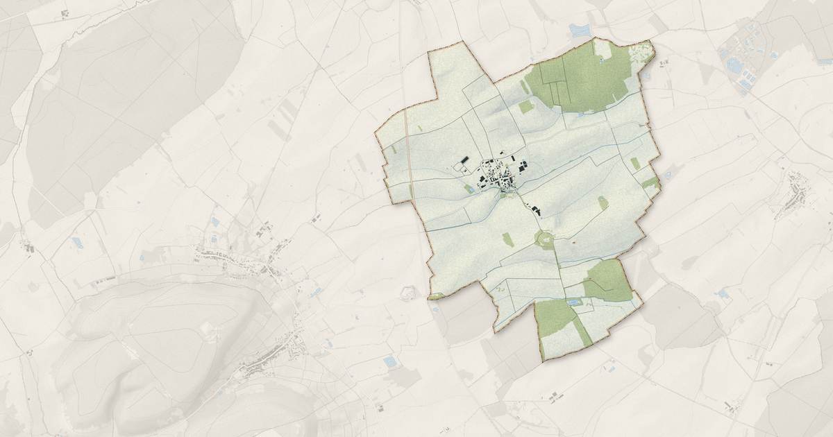 Portrait cartographique de Bouvron : relief, eau, forêts, bâti et voies, calculés à partir des données de l'IGN