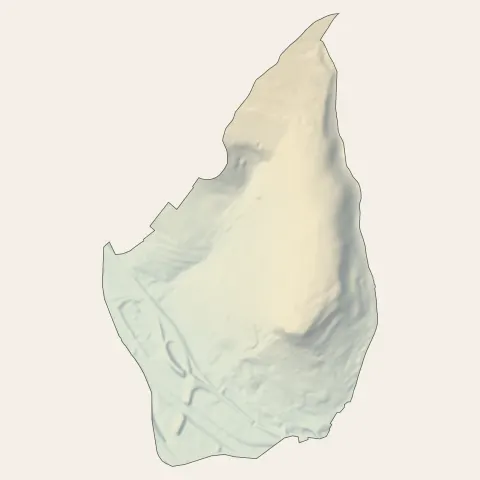 Bouxières-aux-Dames : relief