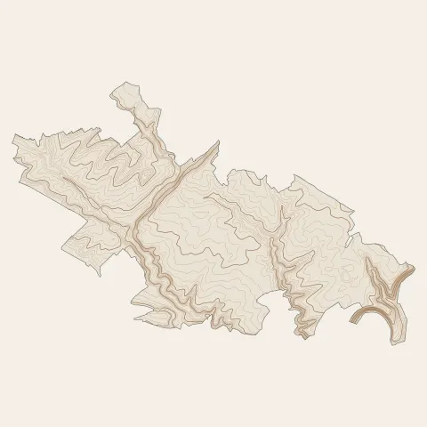 Val de Briey : courbes de niveau