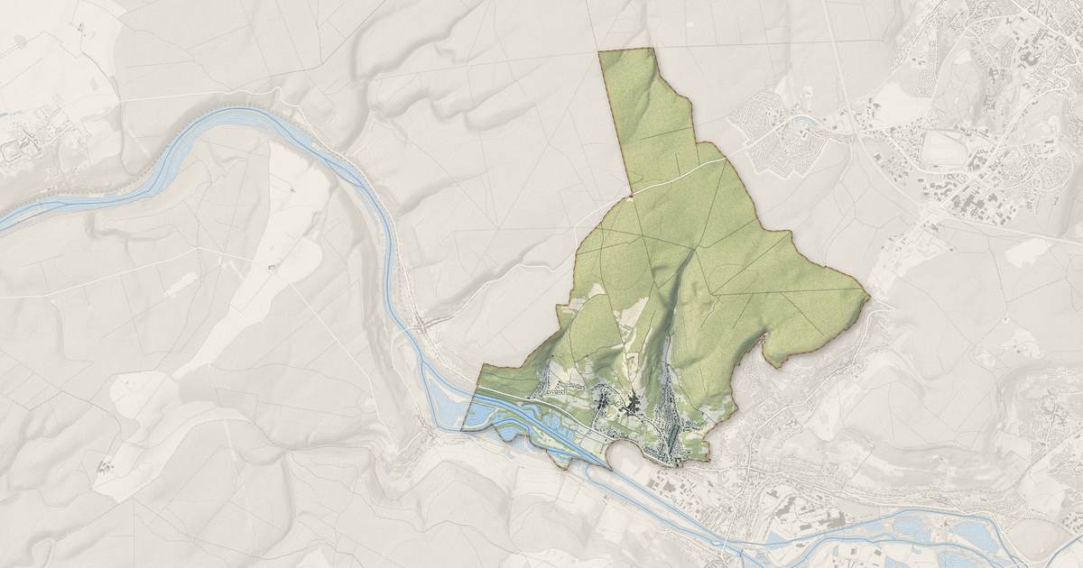 Portrait cartographique de Chaligny : relief, eau, forêts, bâti et voies, calculés à partir des données de l'IGN