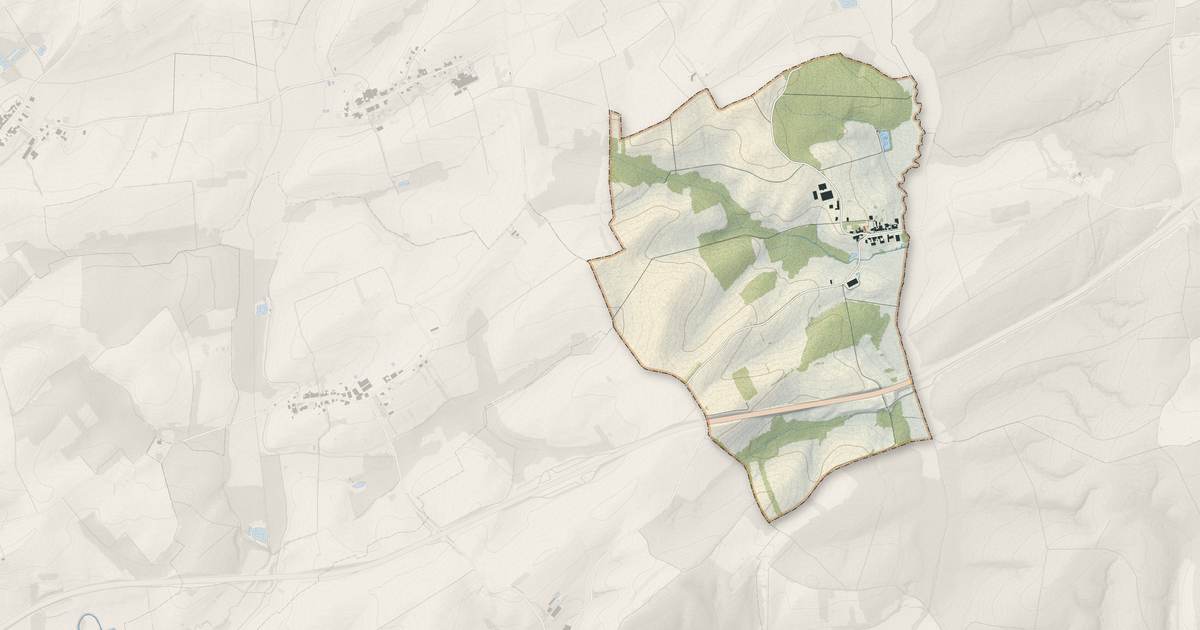 Portrait cartographique de Chazelles-sur-Albe : relief, eau, forêts, bâti et voies, calculés à partir des données de l'IGN