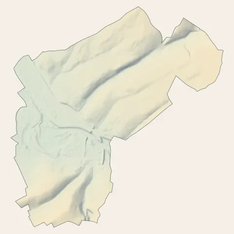 Damelevières : relief