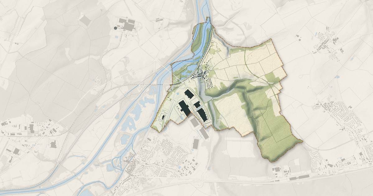 Portrait cartographique de Fontenoy-sur-Moselle : relief, eau, forêts, bâti et voies, calculés à partir des données de l'IGN
