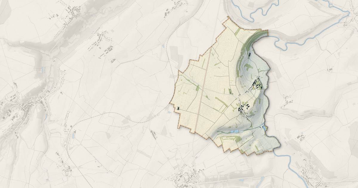 Portrait cartographique de Gerbécourt-et-Haplemont : relief, eau, forêts, bâti et voies, calculés à partir des données de l'IGN
