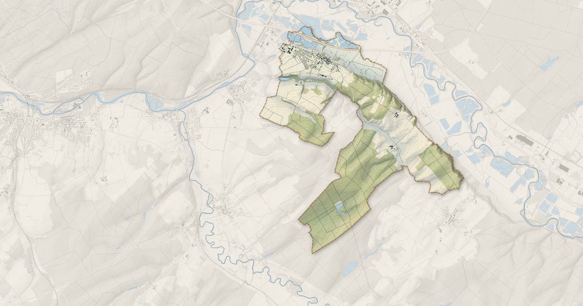 Portrait cartographique de Hériménil : relief, eau, forêts, bâti et voies, calculés à partir des données de l'IGN