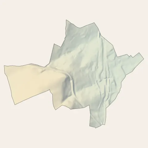 Houdemont : relief