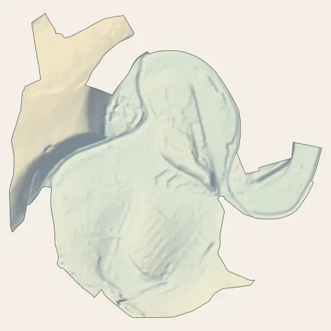 Jœuf : relief