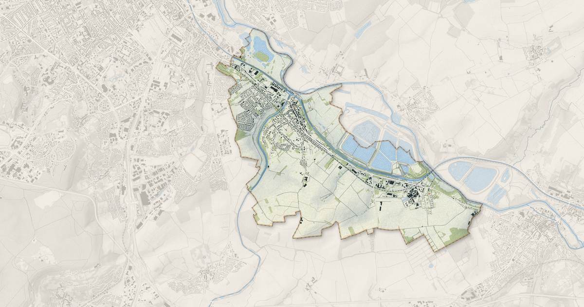 Portrait cartographique de Laneuveville-devant-Nancy : relief, eau, forêts, bâti et voies, calculés à partir des données de l'IGN