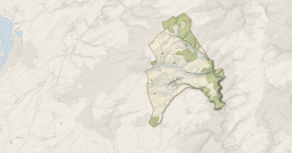 Portrait cartographique de Limey-Remenauville : relief, eau, forêts, bâti et voies, calculés à partir des données de l'IGN