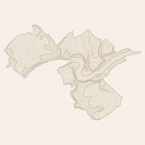 Liverdun : courbes de niveau