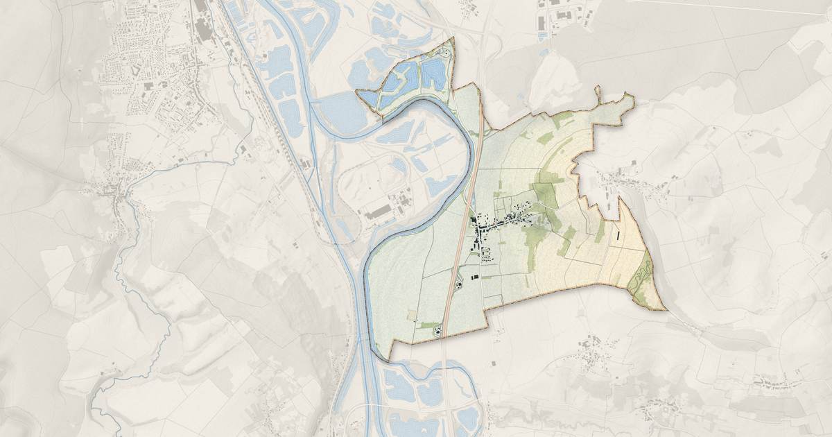 Portrait cartographique de Loisy : relief, eau, forêts, bâti et voies, calculés à partir des données de l'IGN
