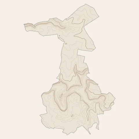 Longuyon : courbes de niveau