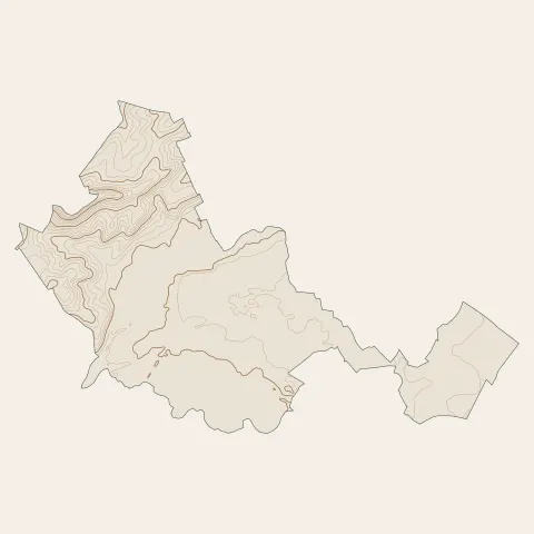 Lunéville : courbes de niveau