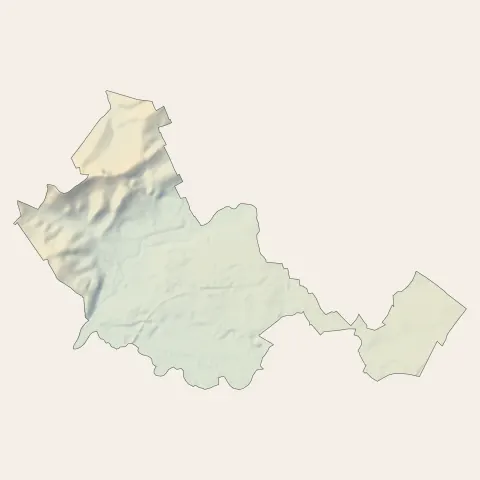 Lunéville : relief