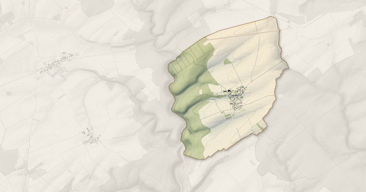 Portrait cartographique de Mamey : relief, eau, forêts, bâti et voies, calculés à partir des données de l'IGN