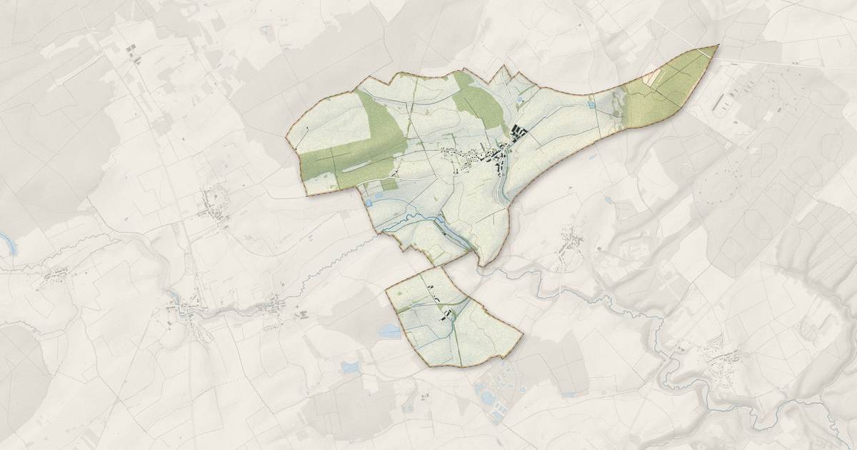 Portrait cartographique de Manoncourt-en-Woëvre : relief, eau, forêts, bâti et voies, calculés à partir des données de l'IGN