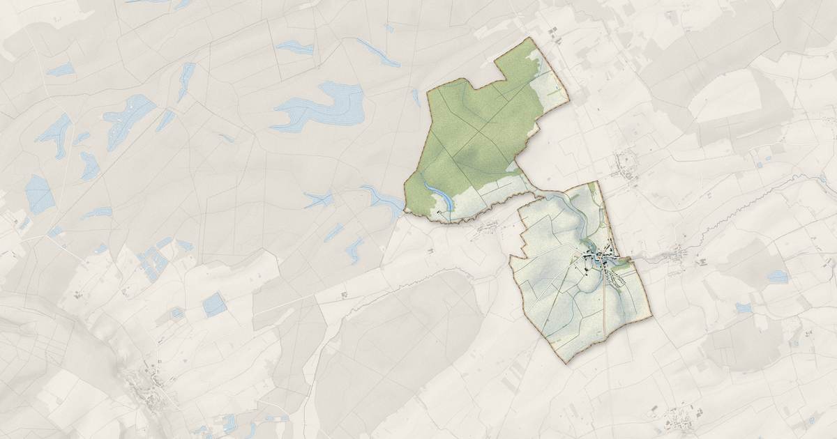 Portrait cartographique de Ménil-la-Tour : relief, eau, forêts, bâti et voies, calculés à partir des données de l'IGN