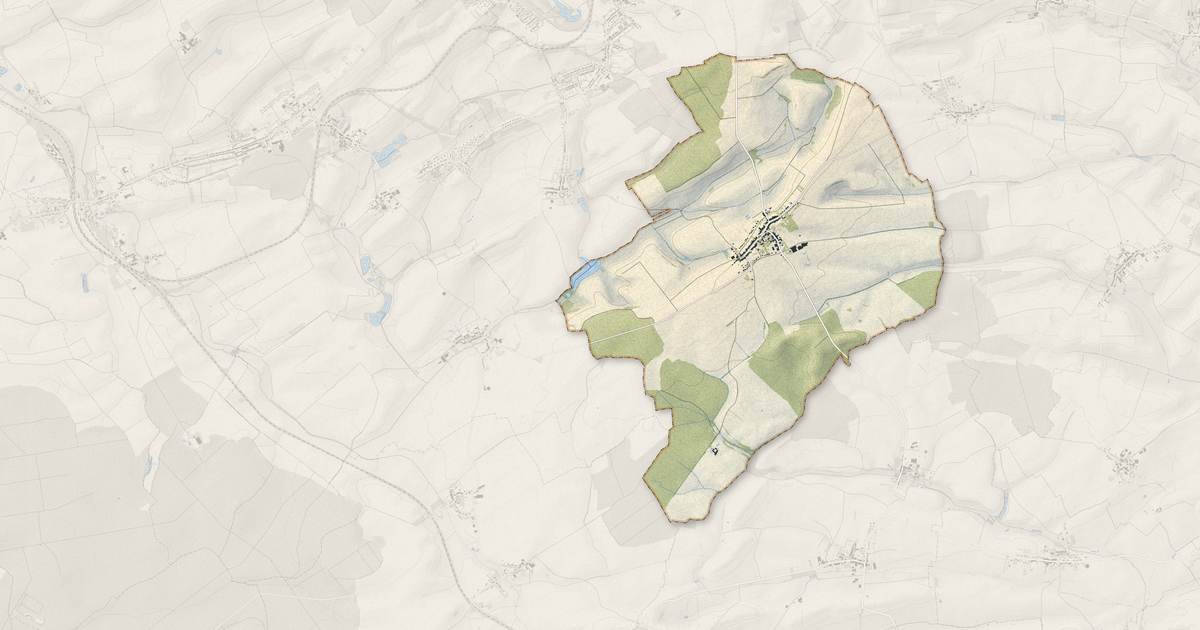 Portrait cartographique de Norroy-le-Sec : relief, eau, forêts, bâti et voies, calculés à partir des données de l'IGN
