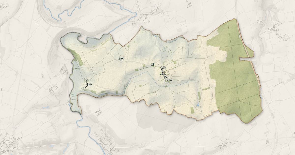 Portrait cartographique de Ormes-et-Ville : relief, eau, forêts, bâti et voies, calculés à partir des données de l'IGN