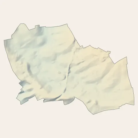 Piennes : relief