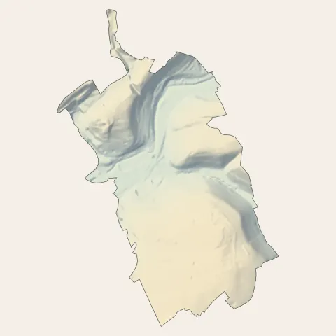 Réhon : relief