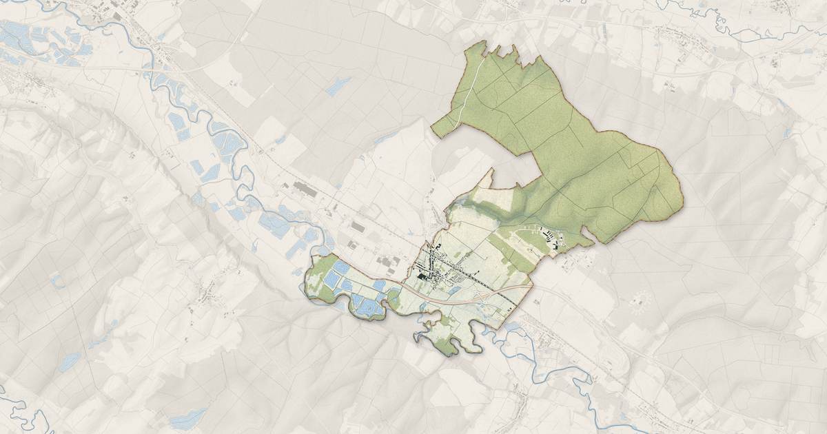 Portrait cartographique de Saint-Clément : relief, eau, forêts, bâti et voies, calculés à partir des données de l'IGN