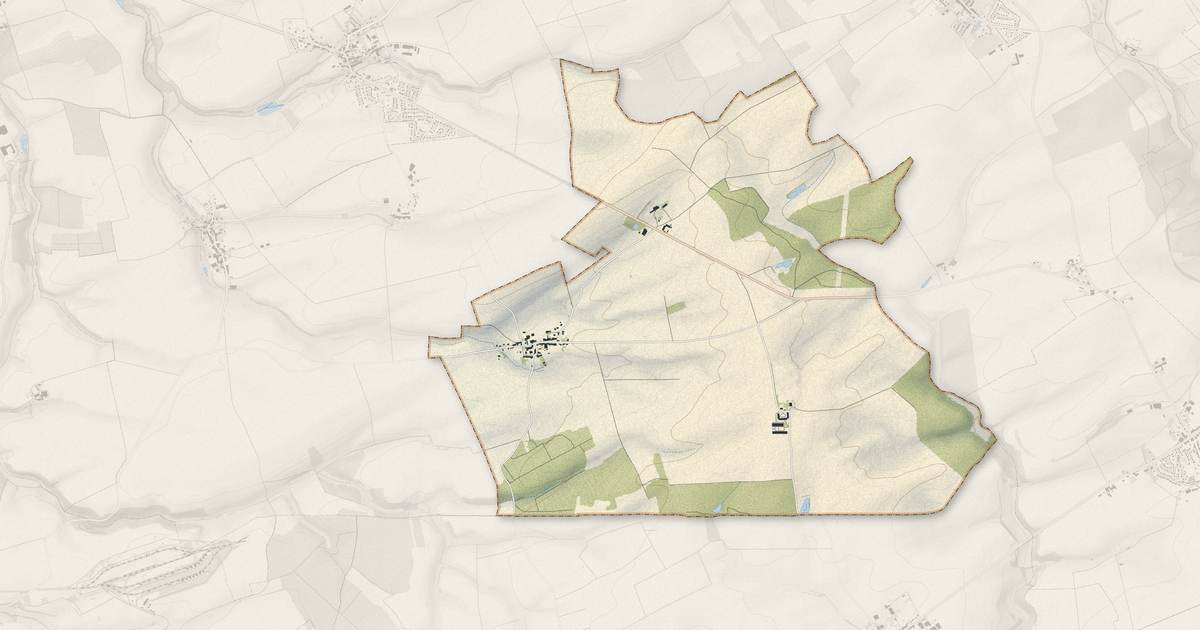 Portrait cartographique de Saint-Marcel : relief, eau, forêts, bâti et voies, calculés à partir des données de l'IGN