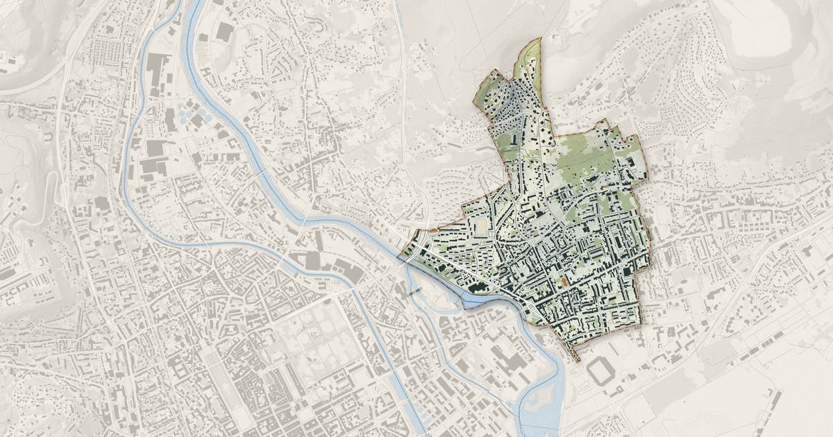 Portrait cartographique de Saint-Max : relief, eau, forêts, bâti et voies, calculés à partir des données de l'IGN