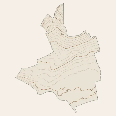 Saint-Max : courbes de niveau
